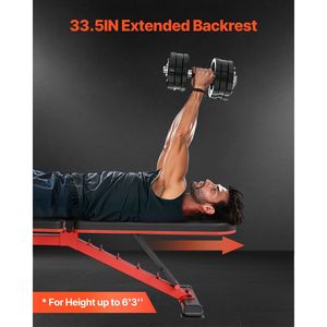 Panca per Esercizi Regolabile da 1200 libbre, Robusta e Stabile per Allenamento Completo del Corpo, Panca per Pesi di Qualità Premium per Palestra Domestica - Product Image 1