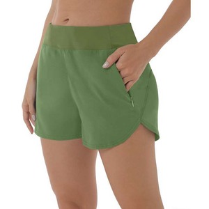 Shorts Deportivos de Primera Calidad para Mujer, para Gimnasio, Fitness, Running, Yoga, Cintura Elástica, Color Sólido, Verano, Spandex, Poliéster - Product Image 4