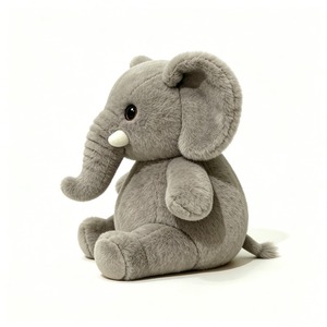 Cute Gray Elephant Plush <b>Toy</b> <b>Soft</b> <b>Stuffed</b> Animal For Babies 0-24 Months Unisex - Product Image 2