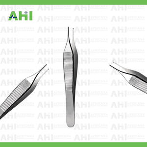 Pinzas Adson de Acero Inoxidable, 12 Dientes, Grado A+, Clase I, Cirugía General, Certificación CE, Uso Hospitalario - Product Image 5