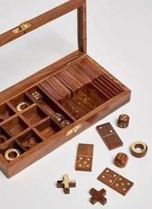 Jeu d'échecs en bois, jeux de société, magnétique, pliable, portable, design traditionnel, respectueux de l'environnement - Product Image 3