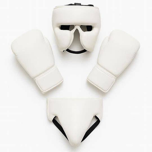 Nouveautés : Ensemble de boxe personnalisable – Casque, gants et protège-grenaille – Écologique, durable et de haute qualité - Product Image 1