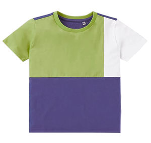 T-shirts pour enfants de haute qualité, solides et doux, 180g, 100% coton, manches courtes, garçons et filles, hauts décontractés d'été, vente en gros, vêtements OEM - Product Image 3