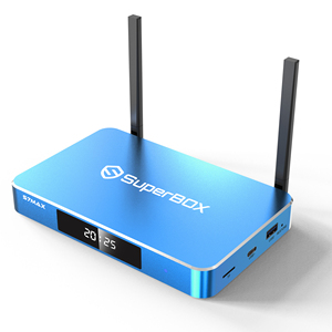Pour SuperBox S7 Max Premium TV Box avec 6K Ultra HD, 64 Go de stockage, performances sans fil rapides et lecture sur 7 jours - Product Image 1