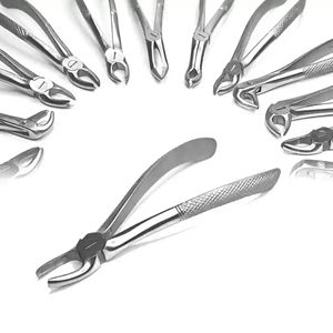 Kit de instrumentos médicos, fórceps quirúrgicos dentales, herramientas dentales de acero inoxidable, kit de fórceps para extracción dental, equipo dental - Product Image 3