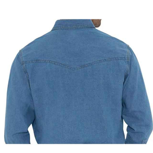 Chemise en jean pour homme de qualité supérieure, confortable et respirante, chemise en jean décontractée à manches longues de haute qualité, chemises en jean d'été - Product Image 5