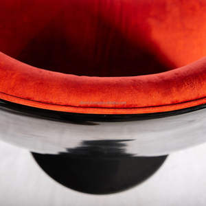 Sillón moderno de Marilyn, carcasa de fibra de vidrio, tela de espuma ignífuga, tapicería giratoria, base de acero con recubrimiento en polvo, fábrica OEM - Product Image 6