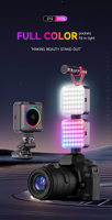 Lampe vidéo compacte embarquée avec clip, alimentée par batterie 5W 7000K pour réunions et vidéos en direct, éclairage photographique D12