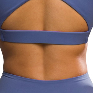 Bluebonnet - Sujetador Deportivo de Cuello Alto para Mujer, Sin Costuras, Soporte Medio, Elástico, para Yoga, Gimnasio, Fitness, Ejercicio, Ropa Deportiva - Product Image 6