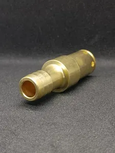 Raccord de tuyau hexagonal en laiton forgé, femelle, égal, 2 pouces, haute pression, finition naturelle, pour gaz, connecteur de buse, quincaillerie - Product Image 3
