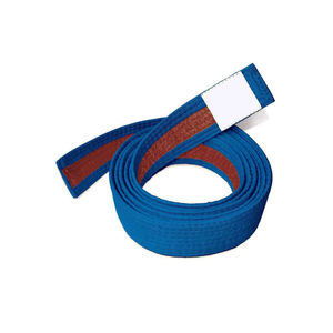 Vente directe d'usine, ceintures BJJ personnalisées avec logo brodé, taille haute, respirantes, extensibles, 100% coton, écologiques - Product Image 3