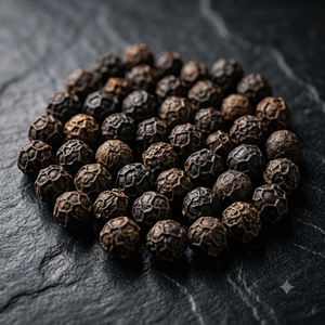 Polvo de pimienta negra India natural, aromático y molido fino para compradores de alimentos globales - Product Image 1