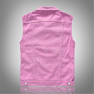 Chaleco Vaquero de Invierno para Hombre, Transpirable, de la Mejor Calidad, 100% Algodón, Estilo Casual, a la Moda, en Venta Online - Product Image 3