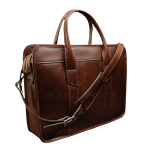 Maletín para Portátil de Cuero Genuino de Alta Calidad, Ecológico, Duradero, de Gran Capacidad, Estilo Urbano, Hecho a Medida, Premium, para Uso Diario - Product Image 1