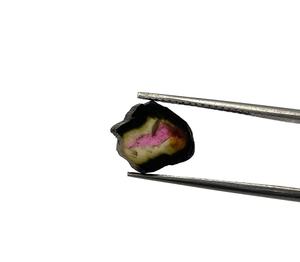 Tourmaline Pastèque Qualité AAA 100% Naturelle Multi-Tranches Traitée Thermiquement Pierre Précieuse en Vrac pour la Fabrication de Bijoux 4-15 MM Certifiée IGI - Product Image 1