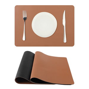 Manteles Individuales Rectangulares de Lino Nórdico, Lavables, para Mesa de Comedor, Elegantes Manteles de Cuero para Restaurante - Product Image 4
