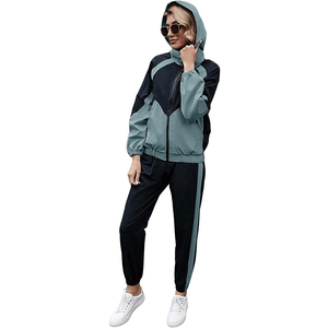 Ensemble de sport 2 pièces pour femme, tenue décontractée de yoga, ensemble de fitness extérieur à séchage rapide, survêtement de course extensible dans les quatre sens – Vente chaude - Product Image 4