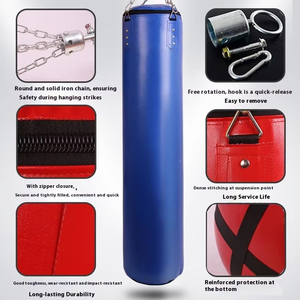 Saco de arena de alta calidad para ejercicio, el mejor diseño, sacos de boxeo al por mayor rellenos de agua, hechos de cuero, PVC y PU - Product Image 5