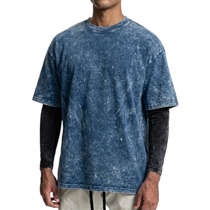 HYPEN SPORTS T-shirt Streetwear Homme Oversize 100% Coton Épais avec Caractéristiques Anti-Plis et Respirantes - Vente en Gros - Product Image 5