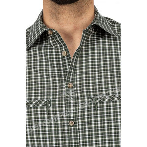 Camisa Tradicional Alemana de Trachita, 100% Algodón, Transpirable, de Media Manga, para Hombre, Estilo Bávaro Rojo, para Oktoberfest, de la Mejor Calidad - Product Image 2