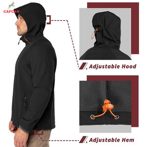 Veste softshell légère à fermeture éclair intégrale avec logo, en nylon/polyester écologique, pour l'hiver - Product Image 5