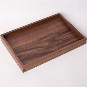 Rehman Craft Handmade Durable Food Grade <b>Wooden</b> Serving Tray Set Shallow Tray Mortise Joints Modern Design 2-3 Compartments - Product Image 4
