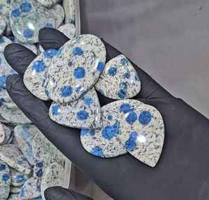 Lot de 1 kg de cabochons en jaspe K2, pierres précieuses naturelles, pierres brutes de haute qualité pour la fabrication de bijoux DIY, vente en gros - Product Image 5