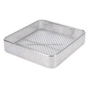 Plateau en treillis métallique de qualité supérieure WARSAW MEDICAL en acier inoxydable, certifié ISO et CE, pour instruments de laboratoire |   porte-aiguille - Product Image 5