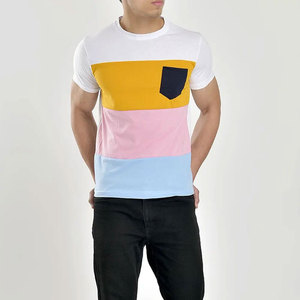 Nouveau T-shirt pour homme cousu, logo/couleurs personnalisés, anti-plis, respirant, qualité supérieure, prix de gros - Product Image 6