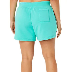 Shorts pour femmes de qualité supérieure, en coton 100 %, respirants et confortables, avec impression sérigraphique en relief. - Product Image 4