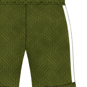 Pantalones Cortos Deportivos Verde Oliva Personalizados para Entrenamiento Atlético, Gimnasio, Ejercicio, con Cordón, de Secado Rápido, Transpirables, Ropa Deportiva de Alto Rendimiento, Ropa de Equipo - Product Image 4