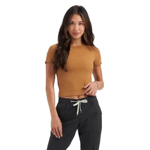 เสื้อครอปท็อปลายสก็อต ปี 2026 สำหรับผู้หญิง เนื้อผ้ายืดหยุ่น น่ารัก เหมาะสำหรับใส่ในฤดูร้อน ผลิตจากผ้าฝ้าย ยืดได้ ระบายอากาศดี เป็นมิตรกับสิ่งแวดล้อม แห้งเร็ว ใส่ได้ทุกวัน - Product Image 1