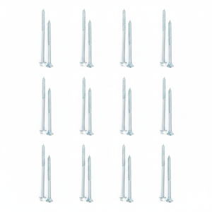 Tornillos de Cabeza Hexagonal de Acero al Carbono Galvanizado en Zinc Clase 4.8 6.8, Rosca Parcial, M6-M12, Métrico/Pulgada, DIN/ANSI, Modelo PDC 13 para Madera - Product Image 1