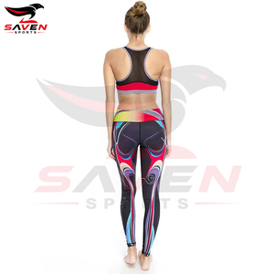 Soutien-gorge de sport respirant pour femme, imprimé par sublimation, qualité supérieure, service OEM, nouveau design, best-seller, pour yoga et fitness. - Product Image 5