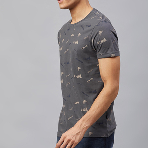 Camisetas de Hombre con Cuello Redondo, Diseño Único, Color Sólido, el Mejor Estilo, Nueva Moda, Último Estilo, Camisetas de Manga Corta para Hombre, Último Diseño - Product Image 3
