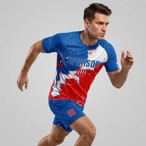 Conjunto de Uniforme de Fútbol Personalizado y Elástico, Jersey y Pantalones Cortos Sublimados con Ajuste Ergonómico, Ropa Deportiva Flexible para Equipos - Product Image 2