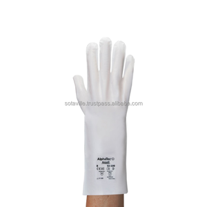 Guante de trabajo manual blanco de la mejor calidad, que ofrece resistencia química y defensas antimicrobianas, guantes de trabajo para manos de Vietnam - Product Image 4
