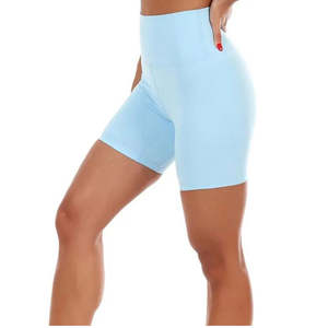 Shorts Deportivos de Cintura Alta para Mujer, Shorts de Yoga con Tecnología de Levantamiento de Glúteos, Decorados con Patrones - Product Image 1