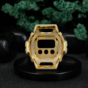 Luxury Iced Out <b>Smart</b> <b>Watch</b> Case Moissanite Diamond Hip Hop <b>Watch</b> Bezel 925 Sterling <b>Silver</b> Cover Custom Jewelry - Product Image 6