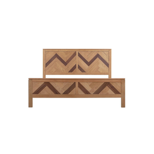 Cama moderna de madera a buen precio, muebles clásicos para dormitorio de hotel, madera maciza de roble/pino/acacia, fabricada en Vietnam por fabricante. - Product Image 1