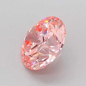 Diamant rose rond de 1 carat, coupe exquise, rare, de couleur fantaisie, brillant, diamant non monté pour des créations de bijoux de luxe sur mesure - Product Image 2