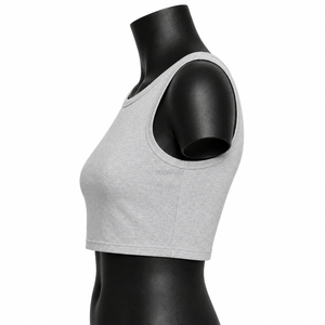Custom <b>Red</b> Women <b>Crop</b> Tank <b>Top</b> Sleeveless Yoga Gym Fitness Activewear OEM Wholesale Sportswear - Product Image 2