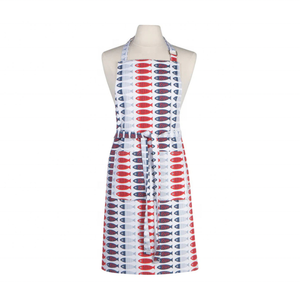 ผ้ากันเปื้อนเชฟแบบปักลายปลาทำจากผ้าแคนวาส220 GSM 9001สายการผลิตที่ผ่านการรับรองมาตรฐานมาตรฐาน ISO ผู้ผลิตในอินเดีย - Product Image 1