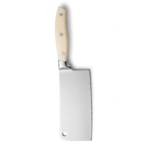 Couteaux à viande en acier inoxydable de haute qualité avec lame rectangulaire large et manche riveté noir durable pour restaurant - Product Image 5