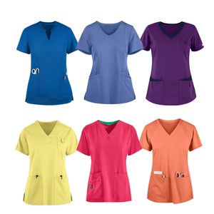 SAOMAI FMF Camiseta médica personalizable para mujer ODM/OEM Oferta especial para uniformes de hospital de enfermeras - Product Image 6