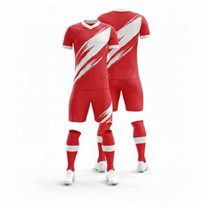 Uniforme de football personnalisé par sublimation avec nom sur mesure |   Tailles pour hommes, femmes et jeunes |   Vêtements de sport légers et à séchage rapide - Product Image 1