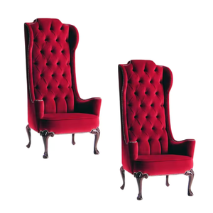 Chaises de trône de roi de conception moderne de luxe pour l'hôtel de luxe et les matériaux de haute qualité de meubles de salon - Product Image 5