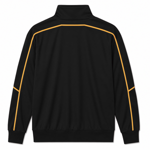 NCBW Sorority Women's Zip-Up Hoodie Long Sleeve Stand Collar <b>Track</b> <b>Jacket</b> Contrast Piping Full Zip Lounge Sweatshirt - Product Image 4