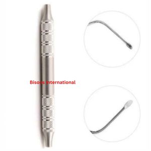 Cureta dental manual de doble punta BISONS, instrumento quirúrgico de acero inoxidable - Product Image 2