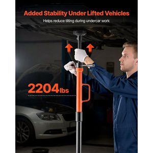 Supporto di sollevamento sottoscocca regolabile in altezza con capacità di 1 tonnellata (2204 libbre) e cuscinetti integrati per sollevatori auto - Product Image 2